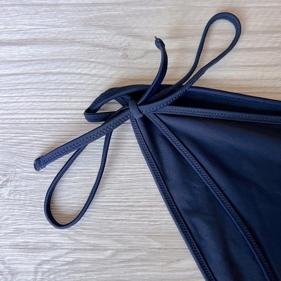 AERIE swim teeny navy blue swim button size L - Picture 2 of 10